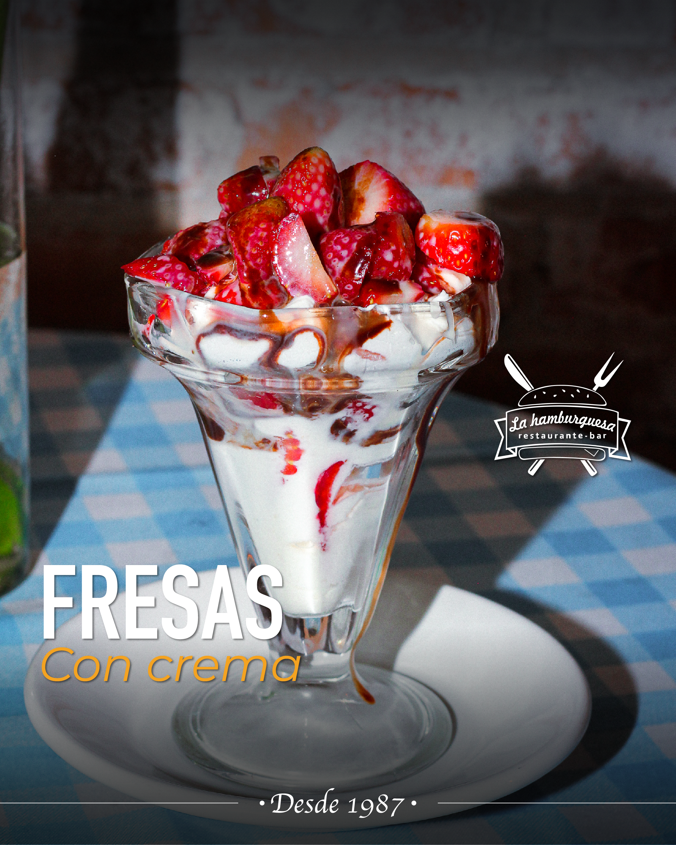 Fresas con Crema